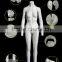 fiberglass full body removable dummy female ghost mannequin GH21