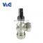 Pressure Reducing Water Push Auto Bypass Valve Angled t/p
