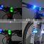 Outdoor cheap silicone material 2 led bicycle front light