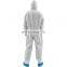 55gsm PP coverall microporous PPE coverall dust suit