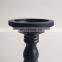 Wholesale Decorative pillar candle holder Black Color Metal Holder Candle Holders For Home