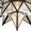 Hanging Fixtures China Moroccan Geometric Sphere Metal Hollowing Flower Arabic Design Ceiling Pendant Lighting