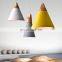 Modern minimalist macarons single head pendant light for decorate