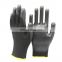 Black Level 5 Class D Micro Foam Nitrile Cut Resistant Gloves With Reinforced Thumb Crotch For Construction Steel Industry