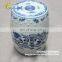 Chinese antique furniture Blue and White Painted Dragon Ceramic Stool