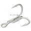 high carbon steel triple hook fishing Saltwater fishing  tin fish hook 4x strong  treble hook