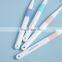 3pcs/set family 3 pcs/pack OEM Carbon fiber plastic Soft Bristle toothbrush for adult