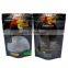 Factory Supply Packaging Ziplock Stand Up Reusable Storage Plastic Window See Through Mylar Bags