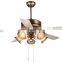 Living room or dining room modern ceiling fans with lights made in China