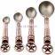 new fancy handle measuring spoons