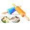 High Quality Baking Non-stick Surface Wooden Handle, Silicone Rolling Pin