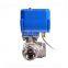 CWX 15N Series DN20 3/4 inch 3 Way L Port 12V DC CR2 2 Wire Auto Return Stainless Steel Electric Water Flow Control Valve