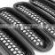Front Grille Inserts Position For Jeep Wrangler JK/JKU 2007-2018 Glossy Black 7 PCS