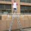 China Factory EN131 2.5+2.5 Meters Aluminum Telescopic Ladder