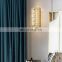 hotel lighting pure color crystal wall light k9 high quality crystals sconce for home indoor lighting