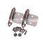 2 Pack Self Closing Cabinet Door Hinges Satin Nickel