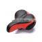 Black Color High Quality Vacuum Bike Saddle Comfortable Soft Bicycle Seat with Double spring