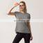 Contour Butt Lift Speckled Compression Biker Workout Fitness Gym Wear Seamless High Waist Shorts Women Custom Logo Gray Soft OEM