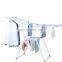 Tall hanging simple clothes clothing shelves store garment racks