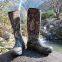 Camo rubber boots,Hunting camo boots,Safety rubber boots,Forest camo rain boots,Loggers boots