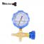 Refrigeration Air Conditioning Single Digital Pressure Gauge with sight glass