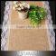 Rustic Wedding Lace Linen Tabble Yarn Cover