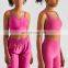 Dopamin Workout Wear Short Long Sleeve Crop Top Sport Bra leggings 23 piece sets Gym Fitness Yoga Set For Women Sportswear Sets