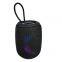 2024 New Products Outdoor IPX 6 Waterproof Colorful LED Light Fabric Bluetooth 5.3 Wireless Speaker