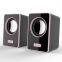 6W Wholesale Clear Stereo Sound Speakers for Home Theatre Output Power 3.5mm Audio 2.0 USB Gaming PC Laptop Speaker