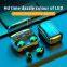 TWS Earphones Blue Tooth Wireless Headphones with Mic Mini Stereo In-ear Earbuds Sports Gaming Headset Usb 800mah 10 Metes