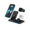 New Arrival Foldable Fast Charging Stand Dock 3 in 1 Wireless Charger for Apple