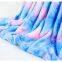 Tie Dye Bonded Sherpa Fleece Fabric Blanket - Artisan-Crafted Color Bursts with Double-Layer Comfort