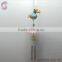 Metal crafts of metal bird wind bell chimes with welcome sign for garden decoration