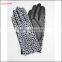 Cheap women fake leopard fur and PU leather stitching gloves wholesale price gloves