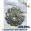 Decorative wrought iron stamped metal leaves for garden fence&gate