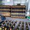 165cm Yellow Striped Parking Lots Car Parking Stops