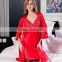 Noya Customized ZM 9025 Silk Skrit & Robe Pajamas set