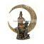 Water and Moon Kuan Yin Kannon Guanyin Statue Heart Sutra Ships Immediatly