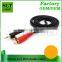 SLT 16ft 3.5mm to 2RCA Auxiliary Audio Cable with Gold Plated Connectors