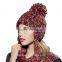 Colourful winter hats women style customize free design wholesale price