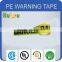 PE environmentally sensitive warning tape for police