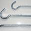 Steel Electric Galvanized Screw Hook Q Hook in China Cabinet Rigging Hardware