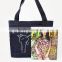 2015 high quality black denim shopping bag, tote bag, promotional bag