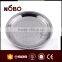 wholesale delicacy stainless steel with decorative design plate