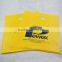 heat sealing grocery packing yellow shopping bag / printing die cut bag