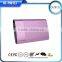 Wholesale cell phone charger aluminum super thin power bank 5000mah with flashlight