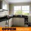 Kenya Apartment Modern Light Yellow Matte HPL And Melamine Kitchen Cabinet