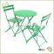 HL-3S-15015 folding garden bistro set full color folding table sets for garden decoration