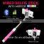 best seller product 2015 kung fu stick, charge free cable take pole selfie stick, extendable monopod with Holder