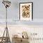 Retro and vintage metal tripod floor lamps with metal head in antique brass LGM020F